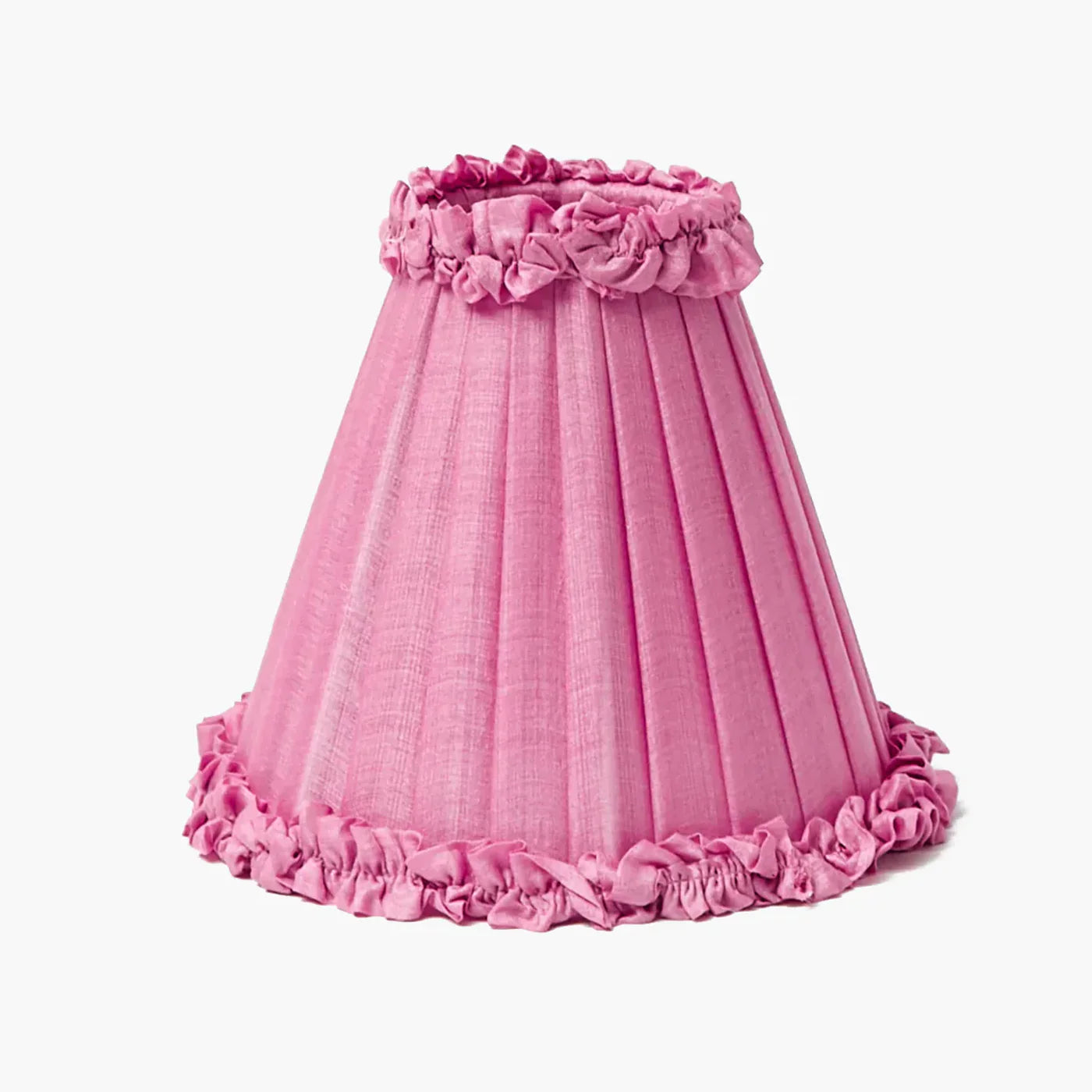 Silk Frilled Lampshade