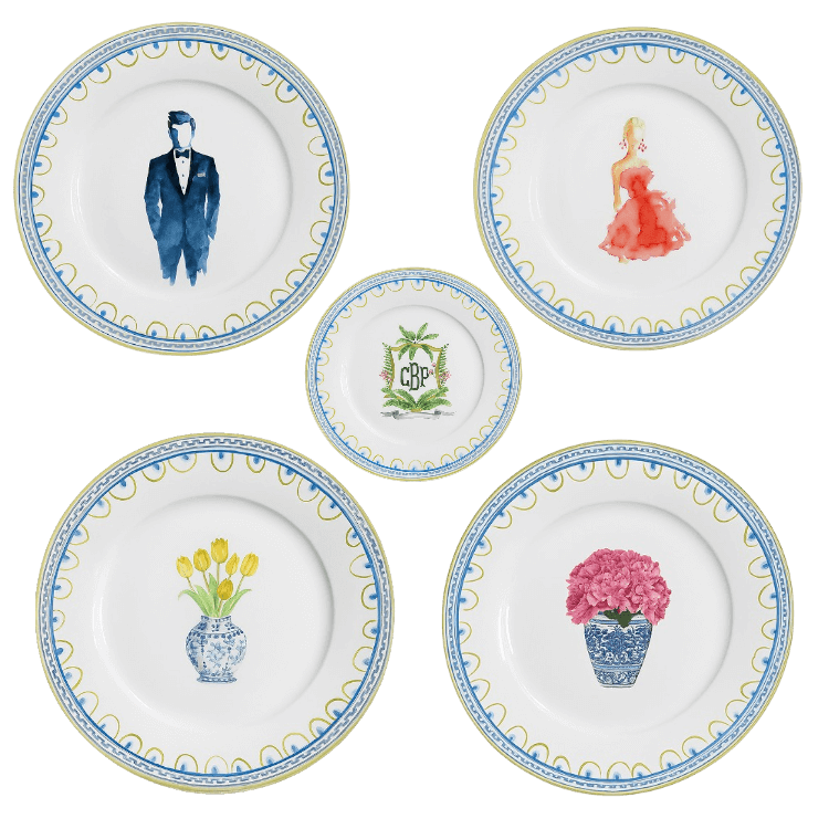 Blue Dinner Plate