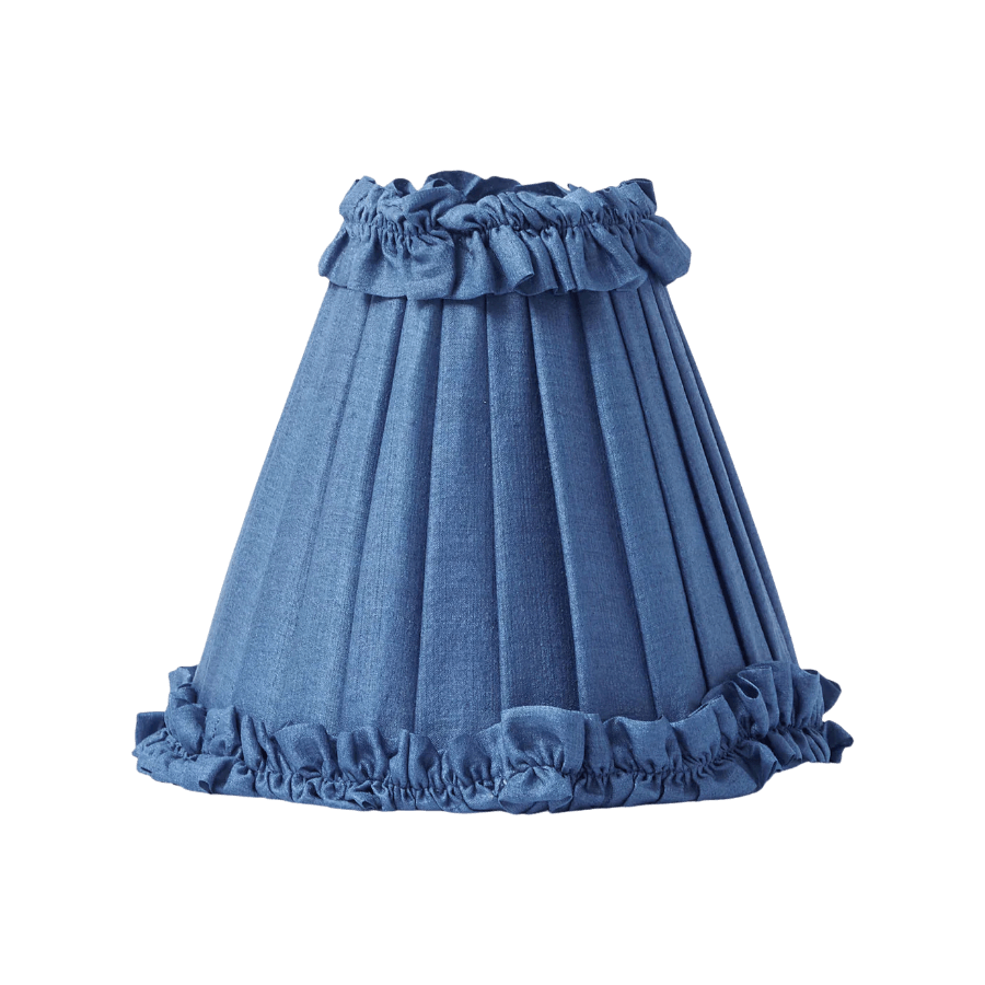 Silk Frilled Lampshade