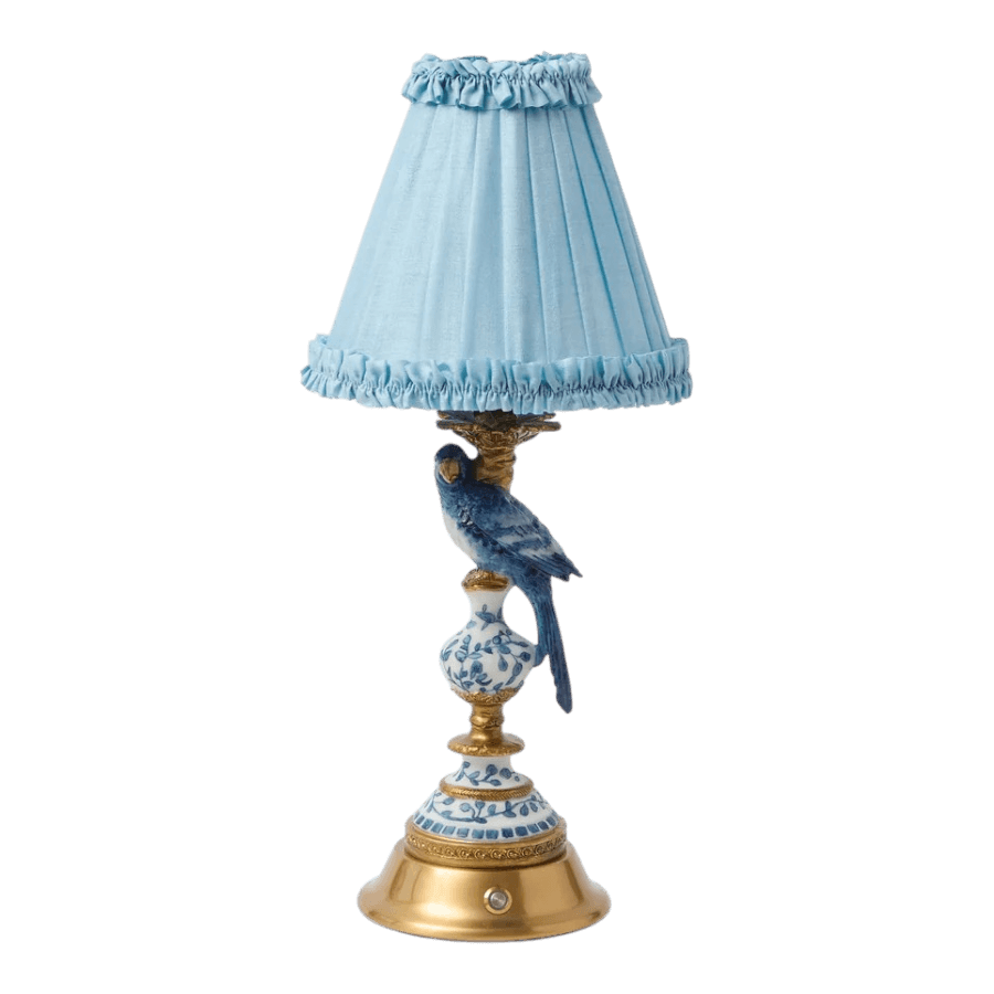 Silk Frilled Lampshade