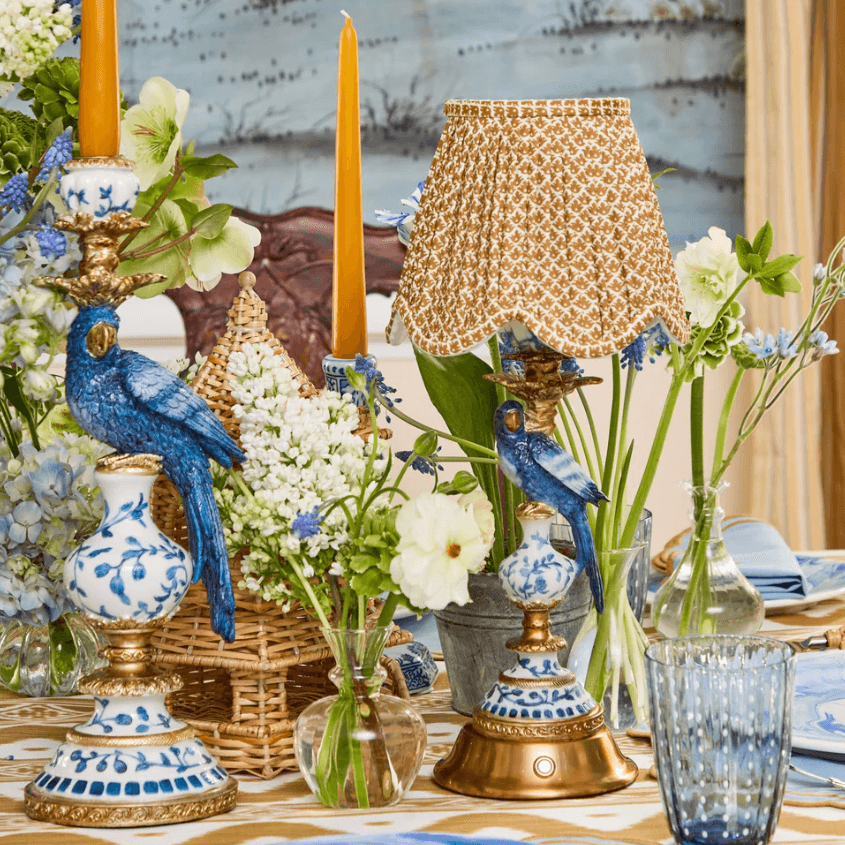 Blue Parrot Rechargeable Lamp