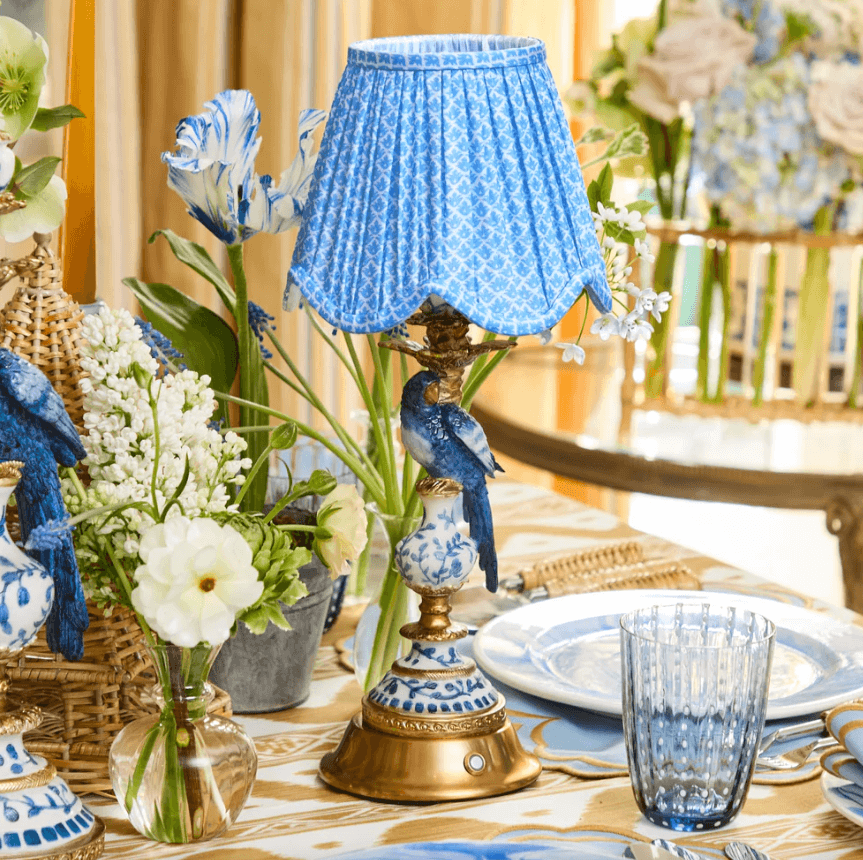 Blue Parrot Rechargeable Lamp