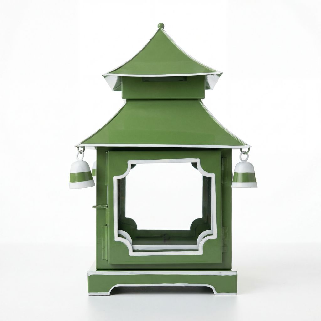 Chinoiserie Padoga in Green