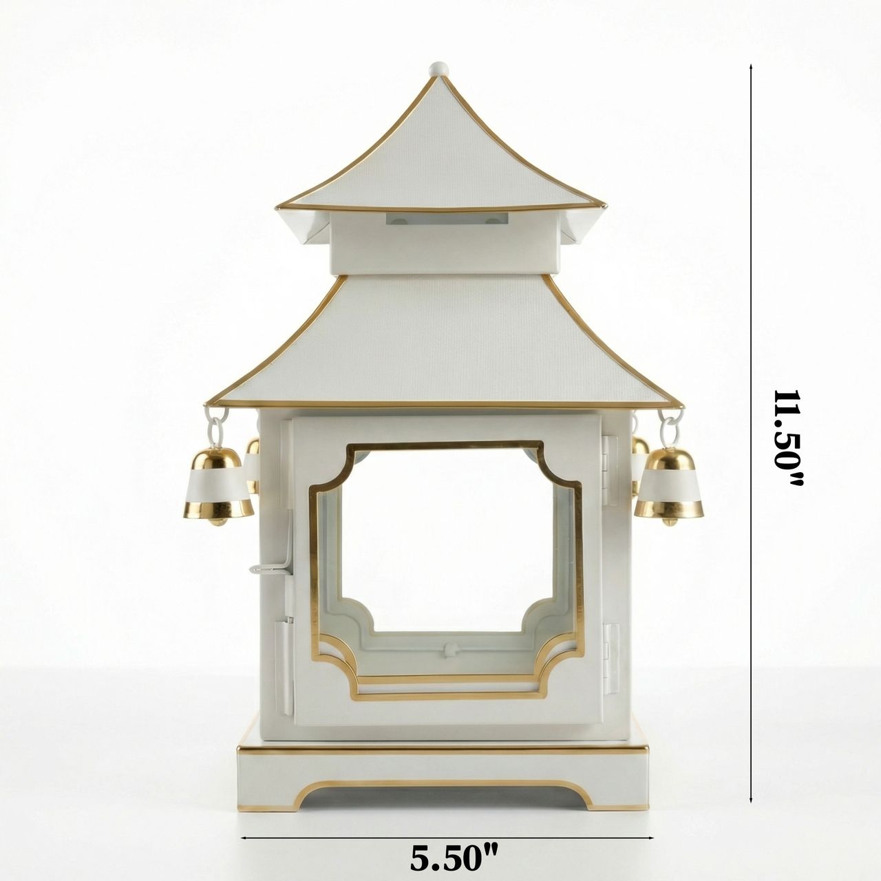 Chinoiserie Padoga in white