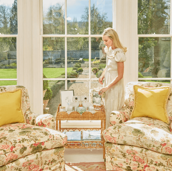 Sophia Rattan Side Table