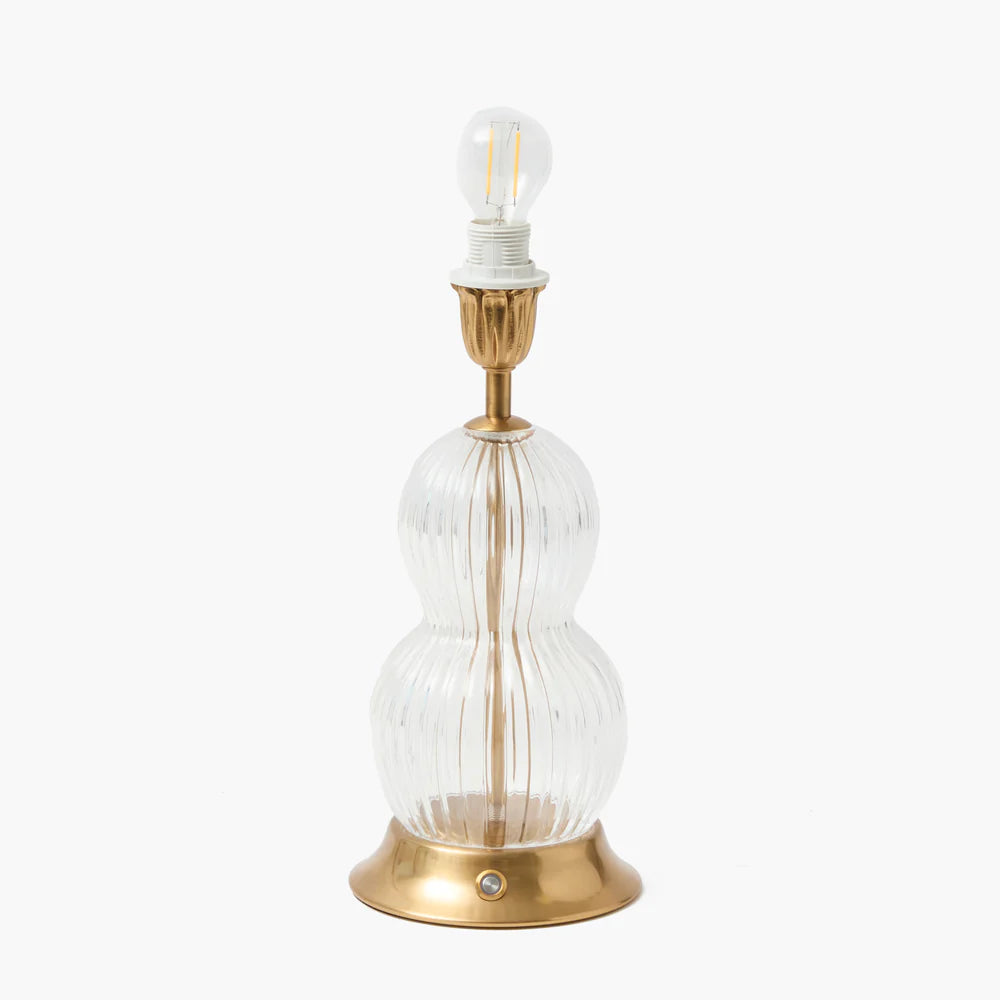 Glass Bardot Rechargeable Lamp