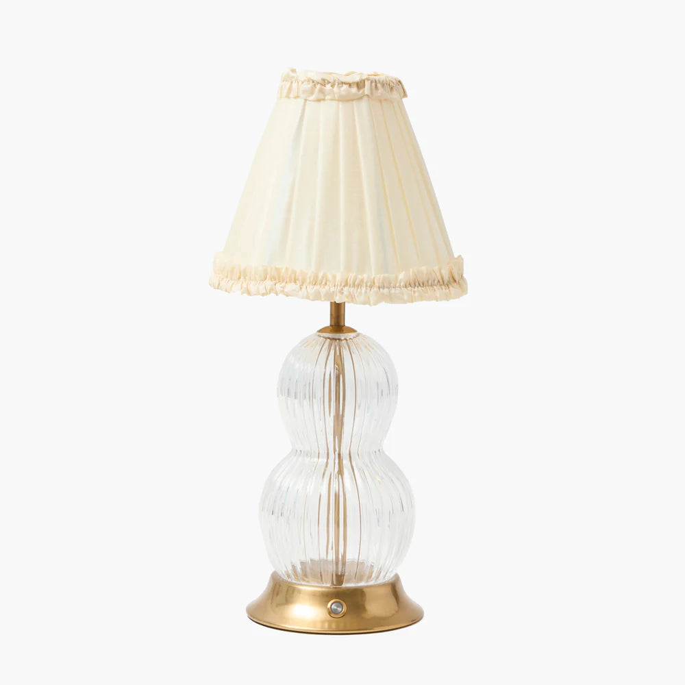 Glass Bardot Rechargeable Lamp