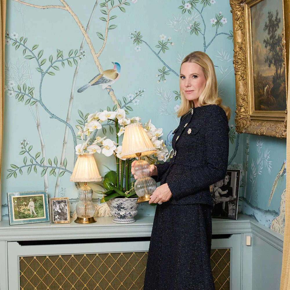 Glass Bardot Rechargeable Lamp