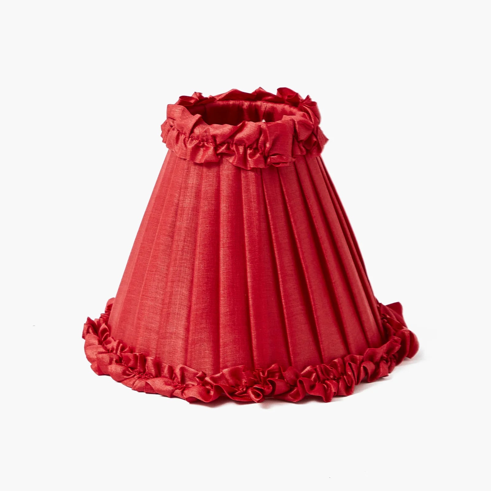 Silk Frilled Lampshade