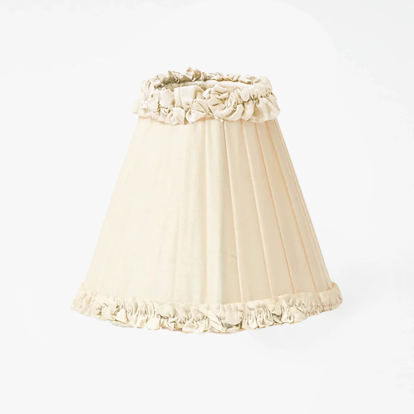 Silk Frilled Lampshade