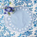 Bettina Blue & White Placemats & Napkins (Set of 4)