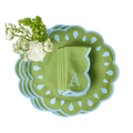 Bettina Green & Blue Placemats & Napkins (Set of 4)