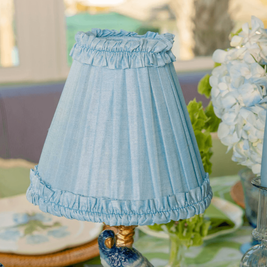 Silk Frilled Lampshade