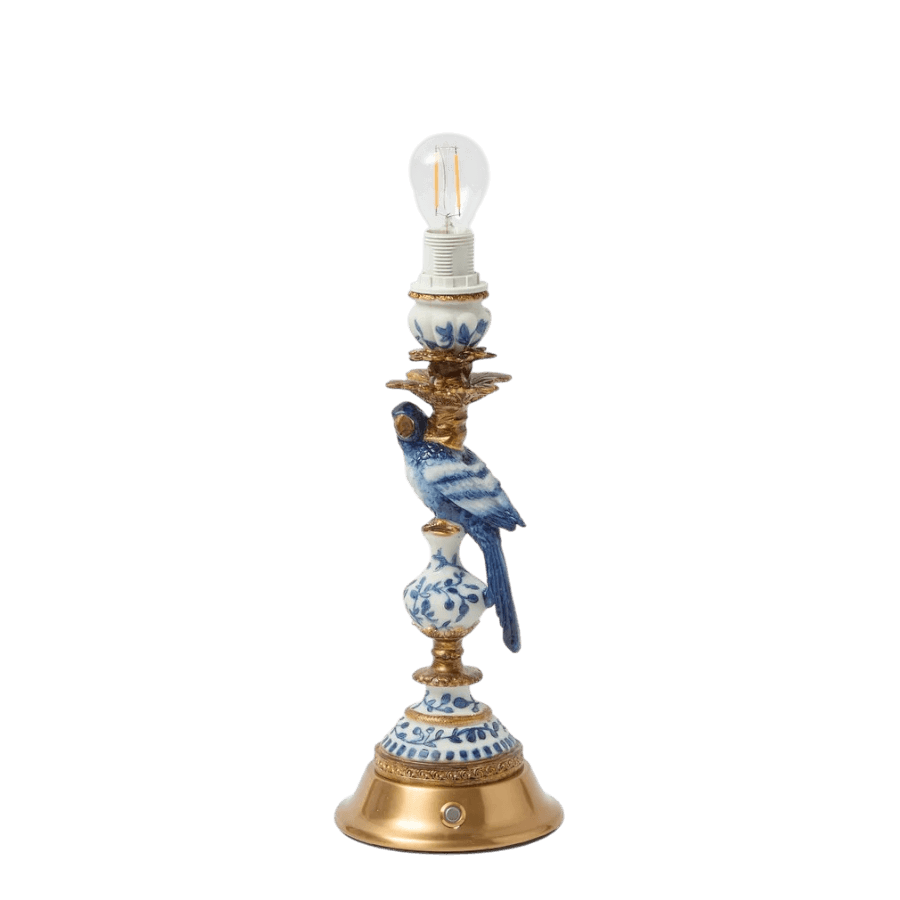 Blue Parrot Rechargeable Lamp