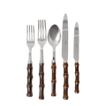 Burnt Bamboo Cutlery (5 Piece)