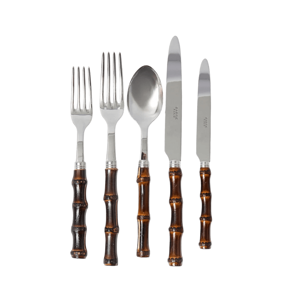 Burnt Bamboo Cutlery (5 Piece)