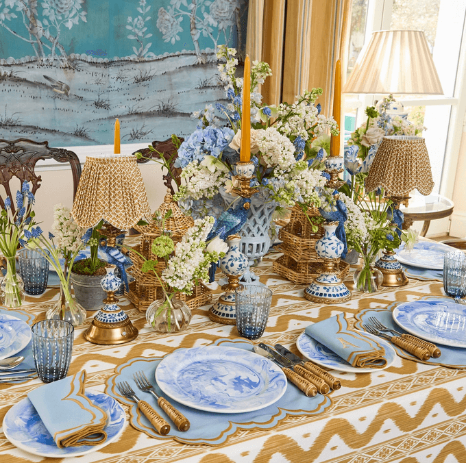 Caramel Lotus Deep Scalloped Lampshade (18cm)