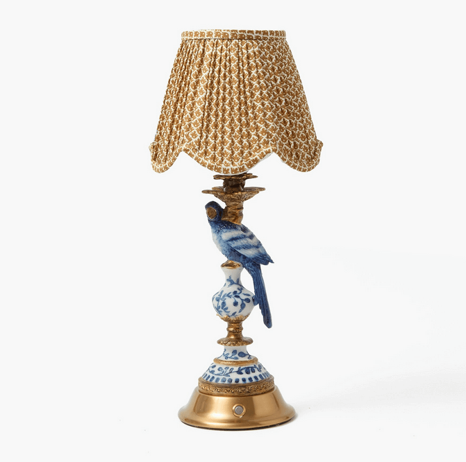 Caramel Lotus Deep Scalloped Lampshade (18cm)