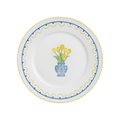 Blue with Yellow Flower Plate Setting (4-Piece)