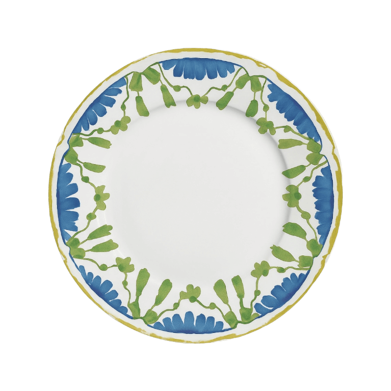 Blue & Green Charger Plate