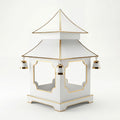 Chinoiserie Padoga in white
