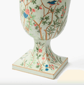 Green Chinoiserie Tole Urn