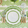 Green Laurel Placemats & Napkins (Set of 4)