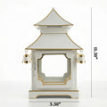Chinoiserie Padoga in white