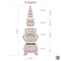 Pink Pagoda Tulipiere Vase