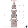 Pink Pagoda Tulipiere Vase