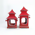 Chinoiserie Padoga in Red