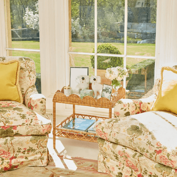 Sophia Rattan Side Table