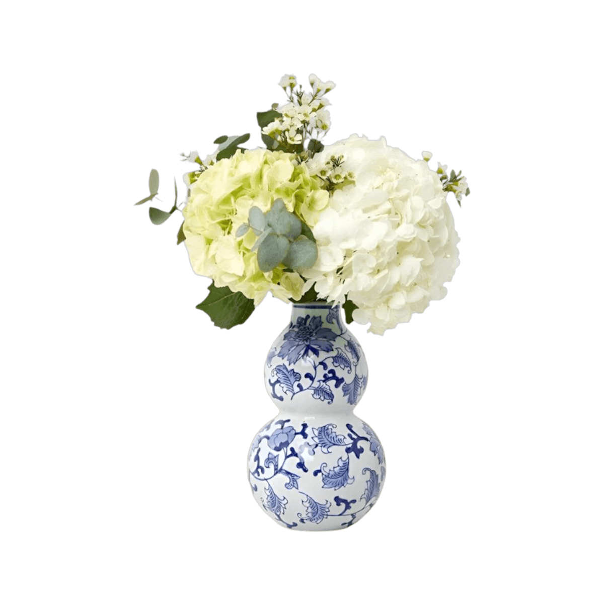 Blue Pattern Ceramic Flower Vase