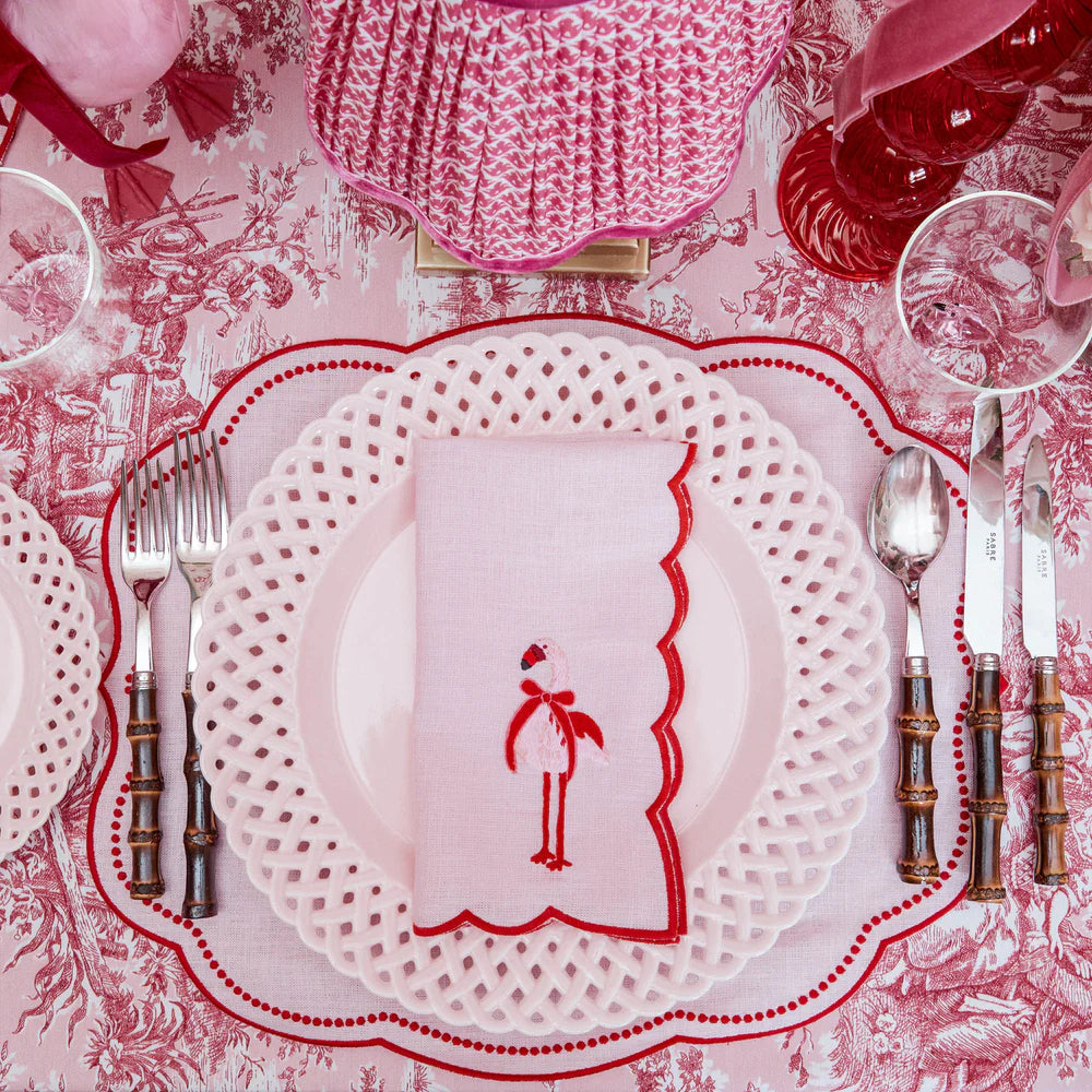 Faye Pink Flamingo Napkins (Set of 4) - Test import