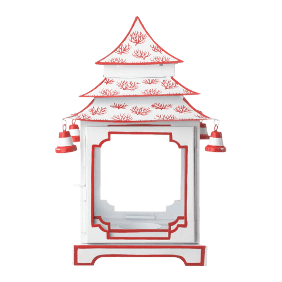 White & Red Coral Pagoda